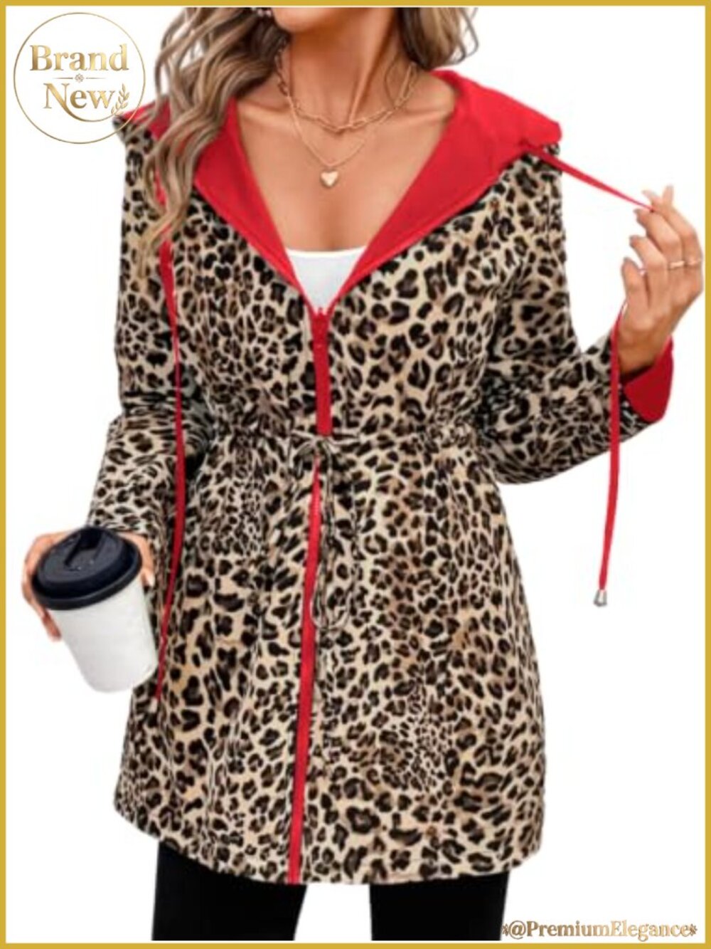Women's Reversible Hooded Lightweight Zip Up Anorak Jacket